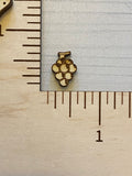 Fruit Studs, apple, banana, lemon, strawberry, grape, pineapple, citrus, watermelon