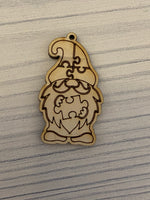 Gnome - autism puzzle  Wood Blank