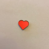 Stud - Heart Smokey Fire Acrylic Blank