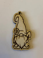 Flower Gnome Wood Blank