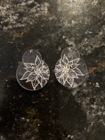 Poinsettia 2 pc Wood Blank
